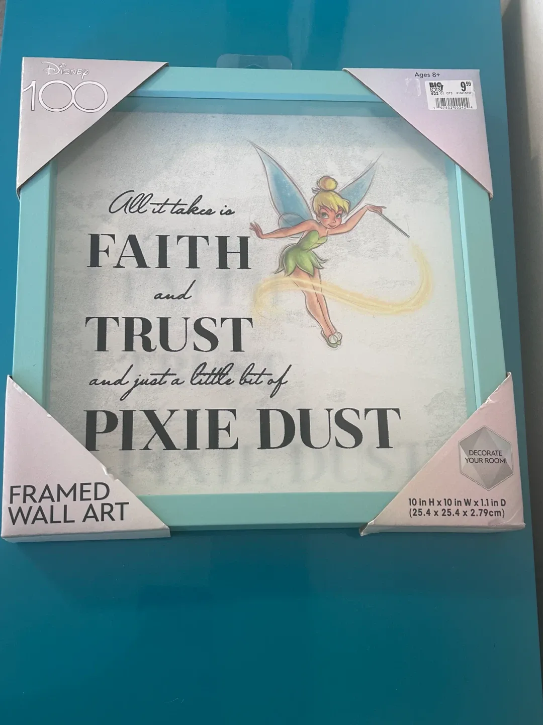 🧚NEW Disney Tinker Bell Wall Art – 10”