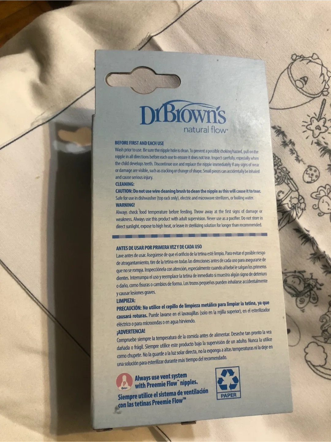 New Dr. Brown's Preemie Flow Nipples 5 -Pack (New) image indicator(4)