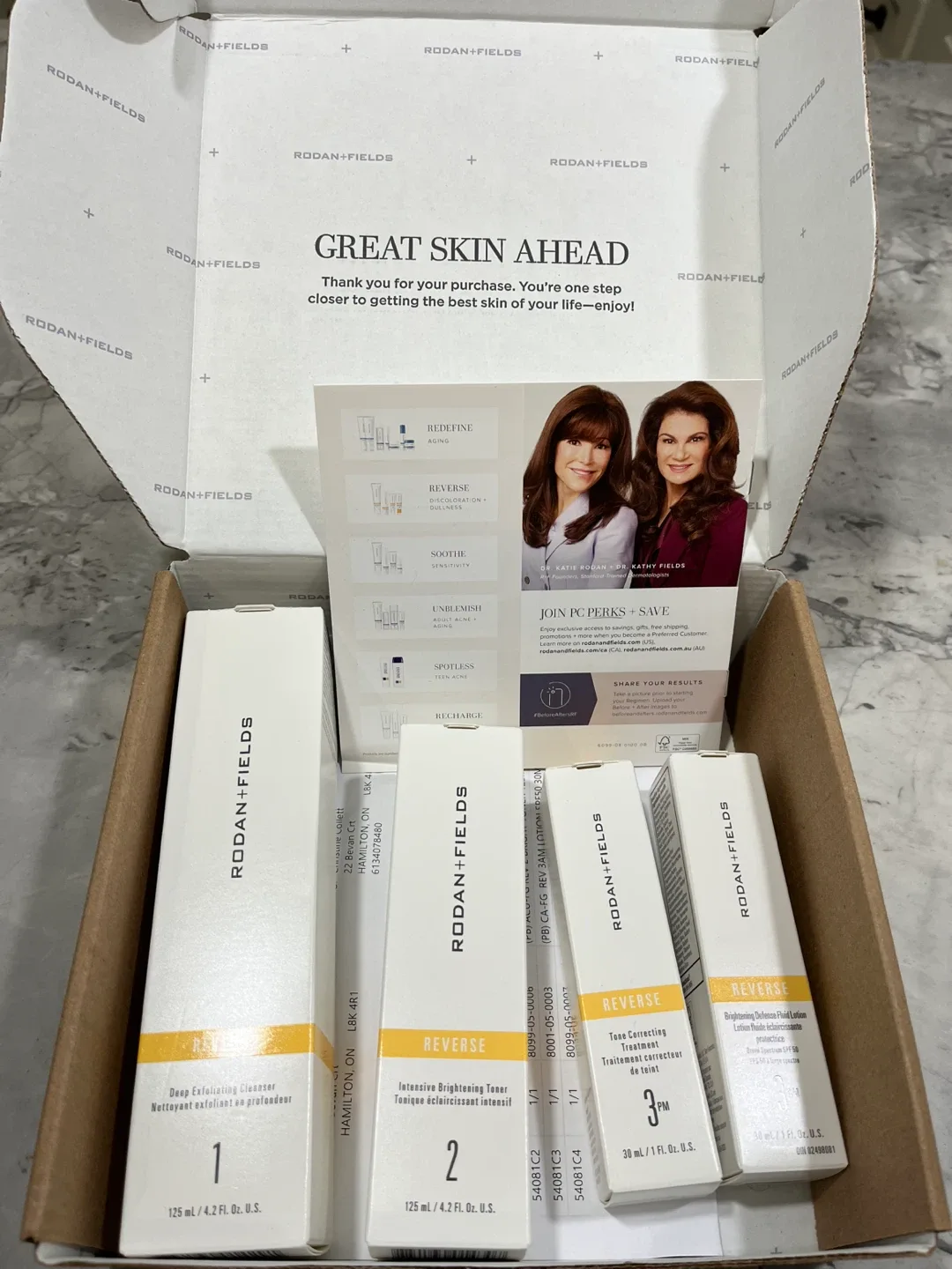 Rodan + Fields REVERSE Regimen Set — Never Opened