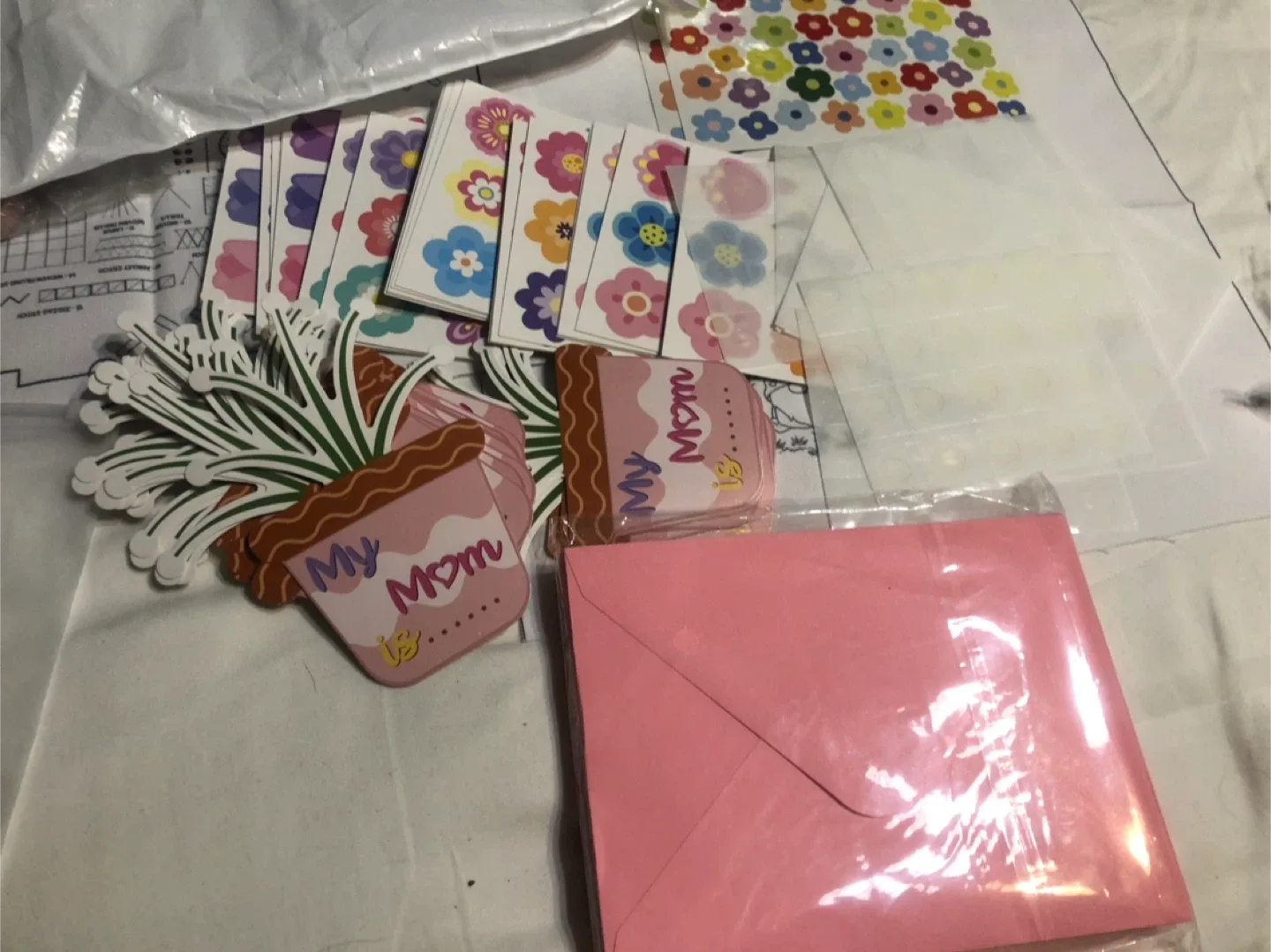 NEW ,Craft Supplies Bundle: Stickers, Cards & More! image indicator(3)