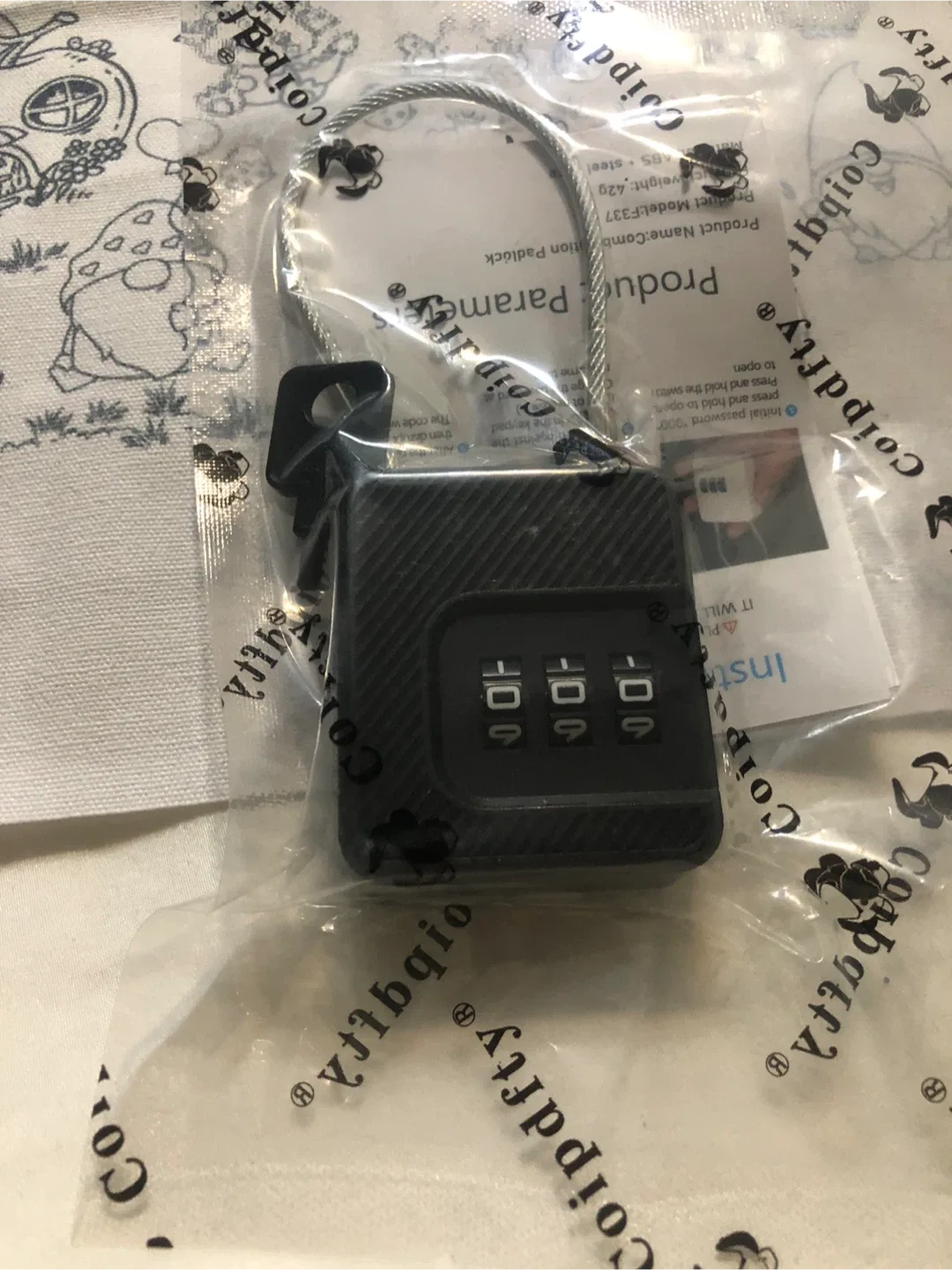 New Combination Padlock F-337 image indicator(5)