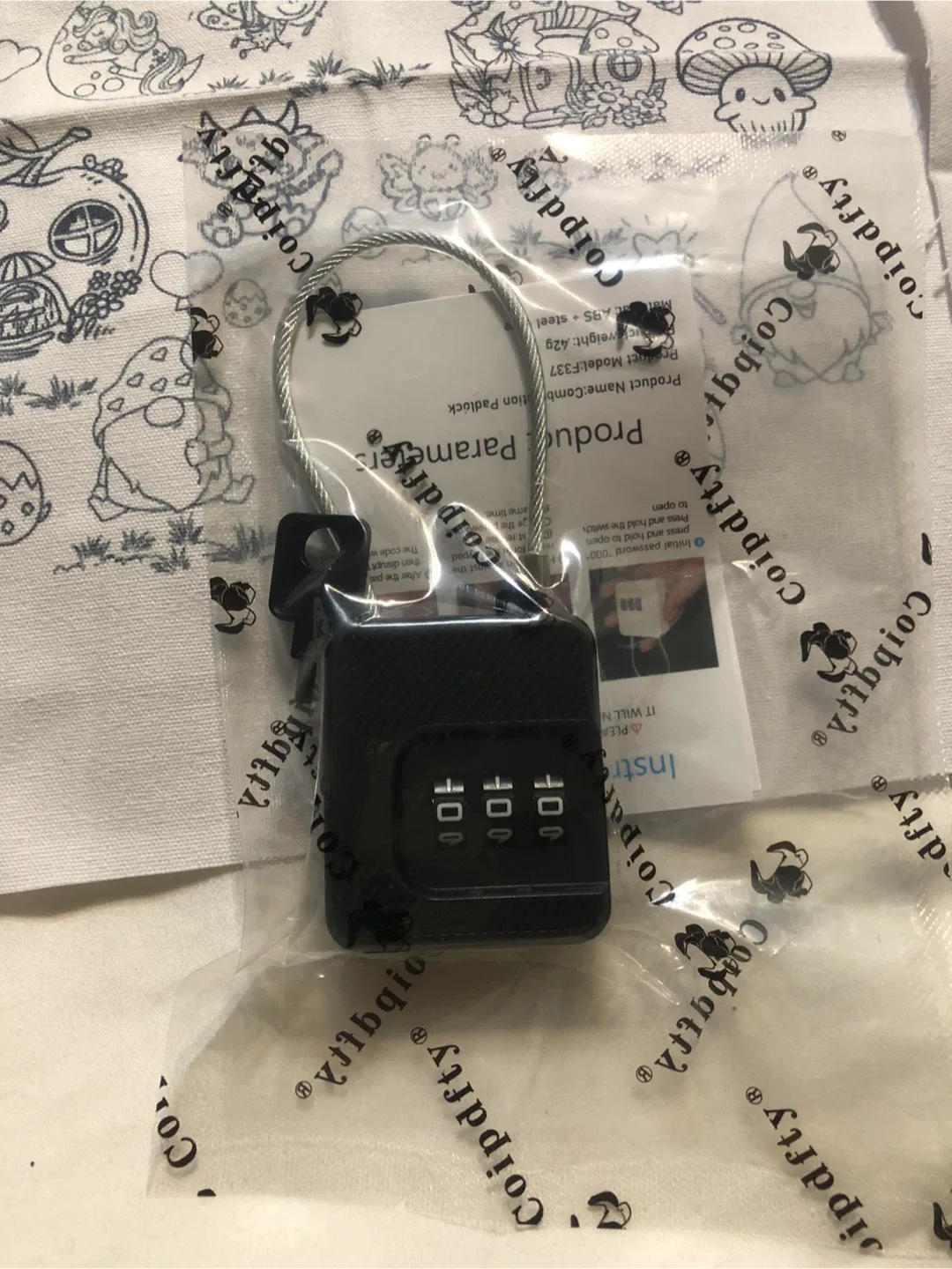 New Combination Padlock F-337 image indicator(4)