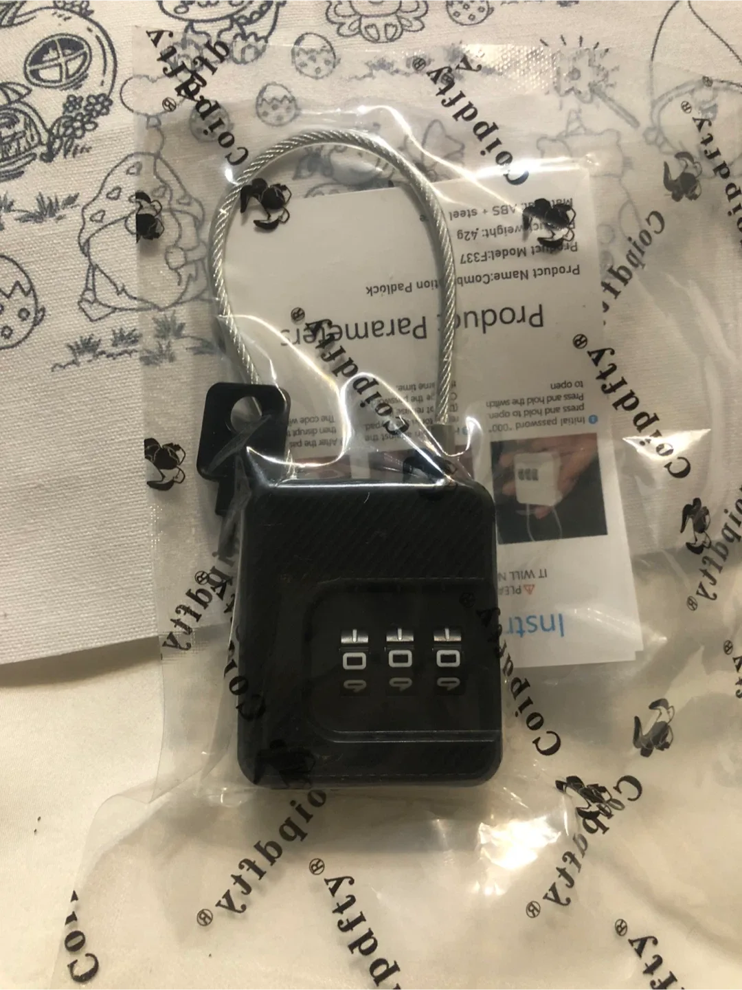 New Combination Padlock F-337 image indicator(2)