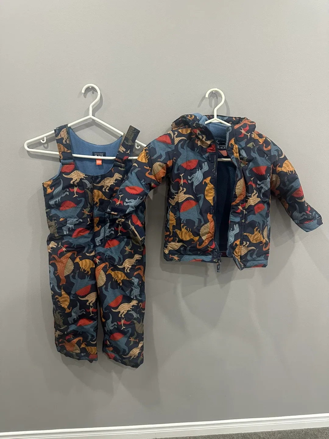 Children's Place Dinosaur Winter Outfit - Size 3T