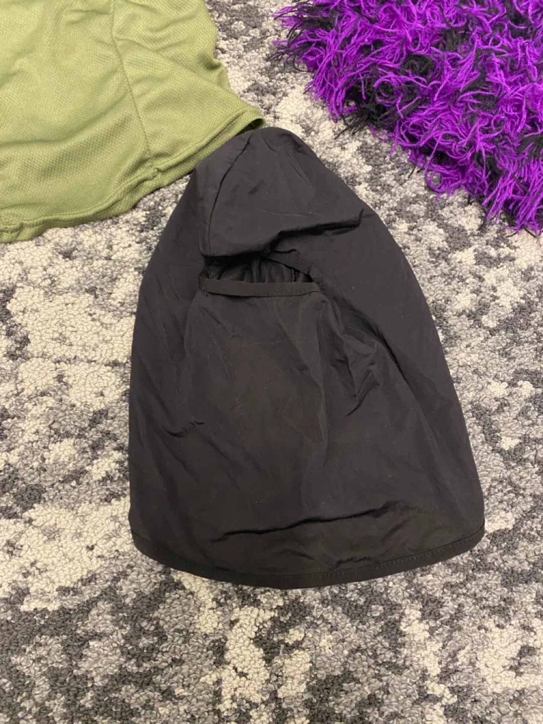 Purple ski mask falcons snap back white nike belt green ski mask image indicator(2)