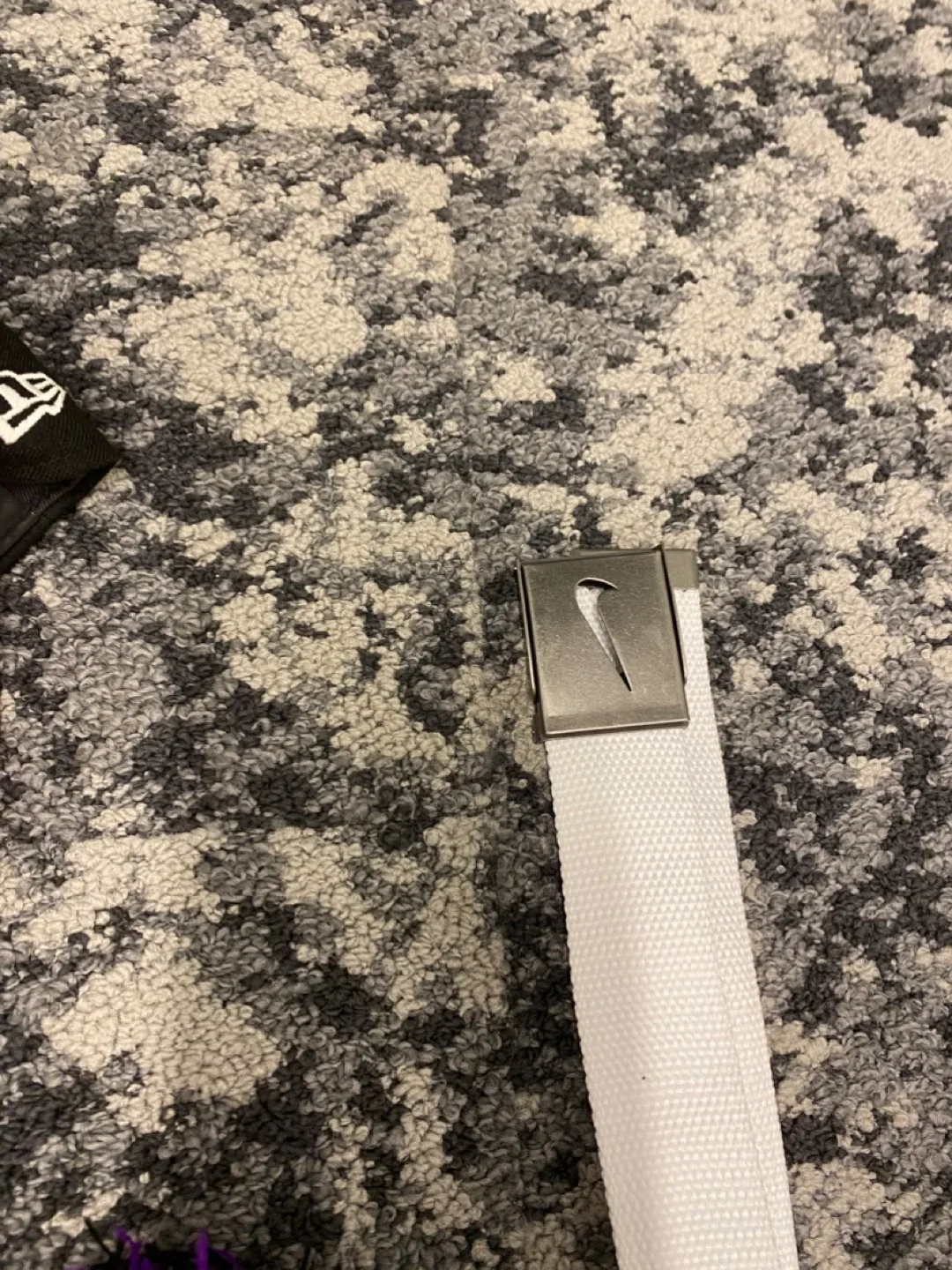 Purple ski mask falcons snap back white nike belt green ski mask image indicator(9)