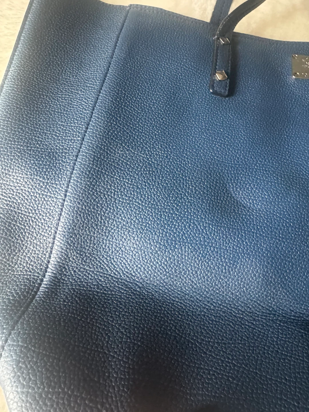 MCM Blue Leather Tote Bag - photo 4