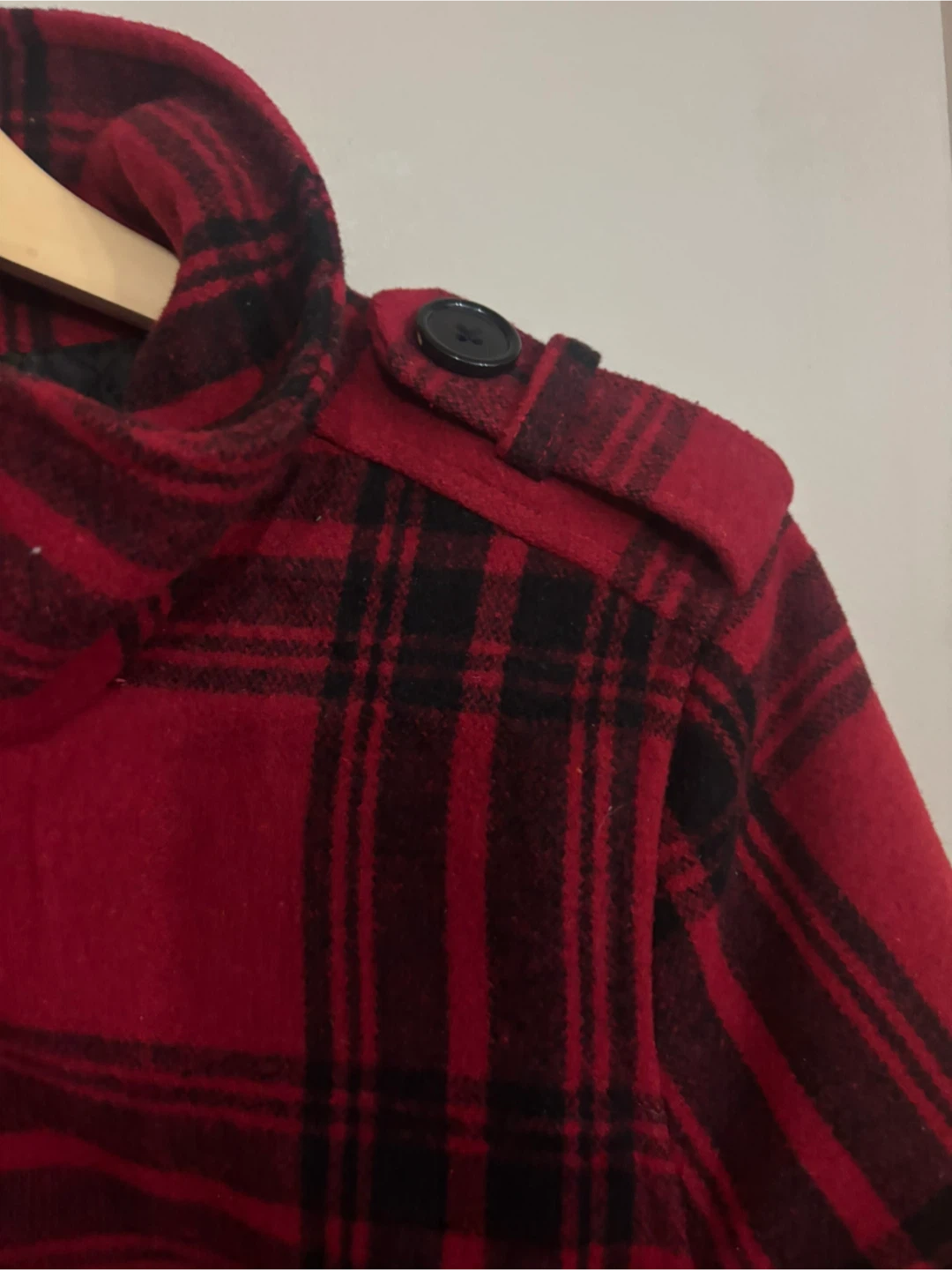 Joe Fresh Red Plaid Jacket - Size M - photo 3