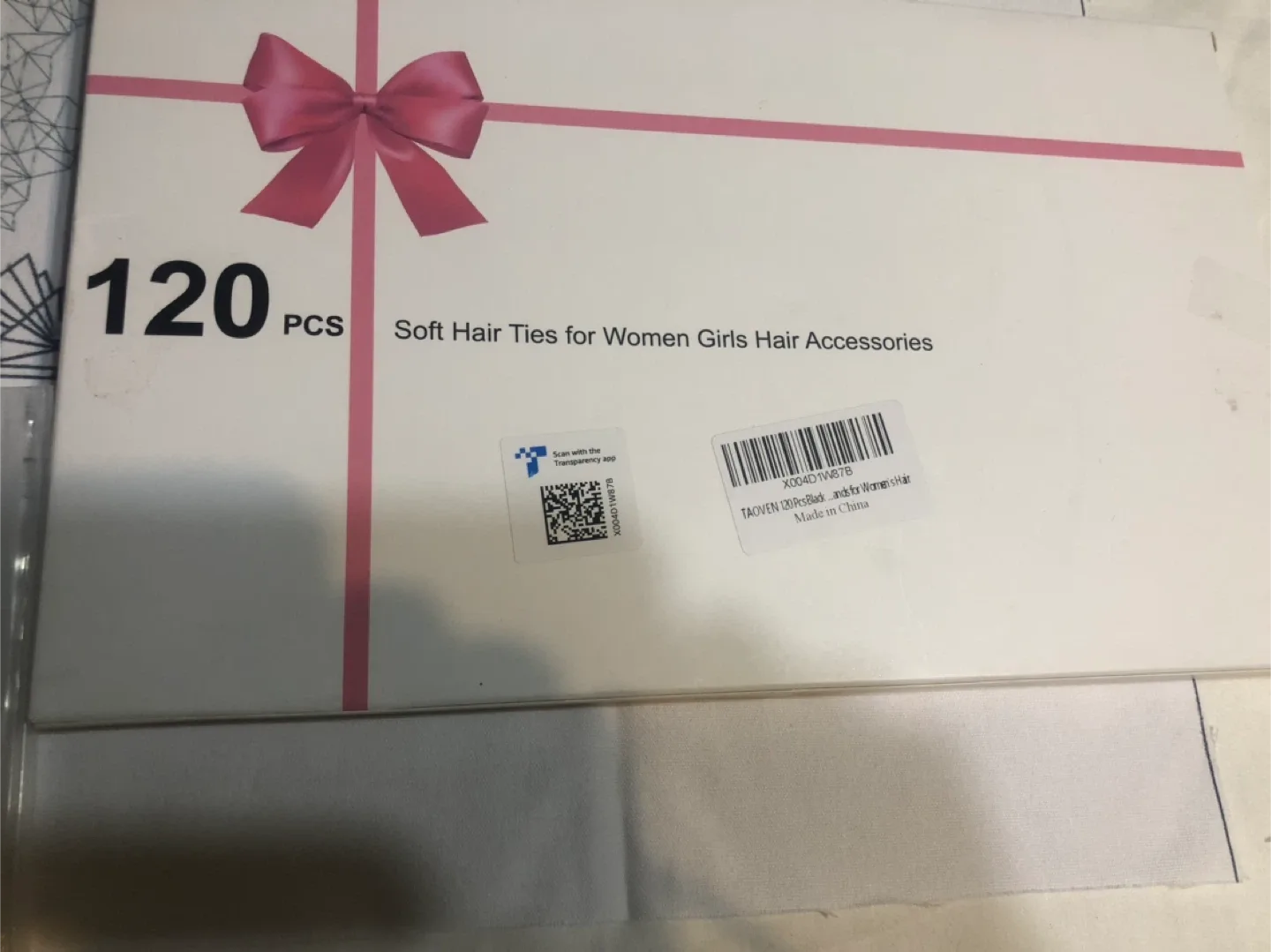 TAOYIN 120 Pcs Soft Black Hair Ties - New image indicator(2)