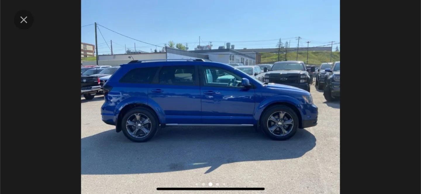 Blue Dodge Journey SUV
