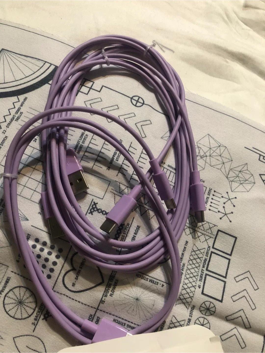 New Premium Charger Cable - Purple image indicator(4)