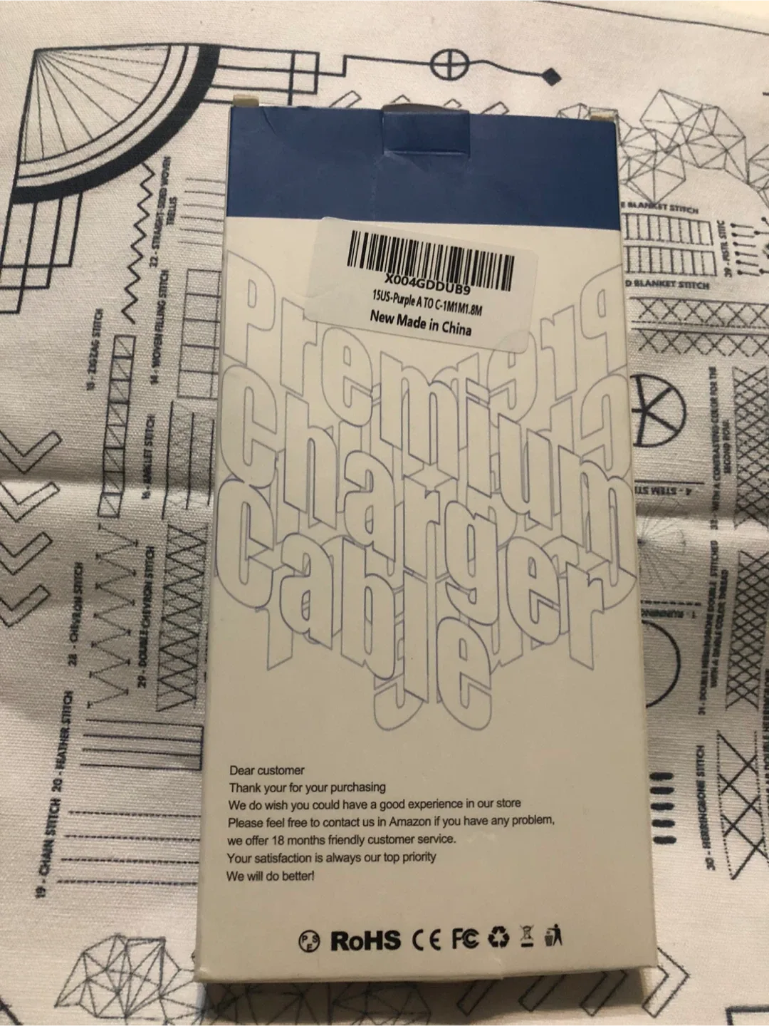 New Premium Charger Cable - Purple image indicator(6)