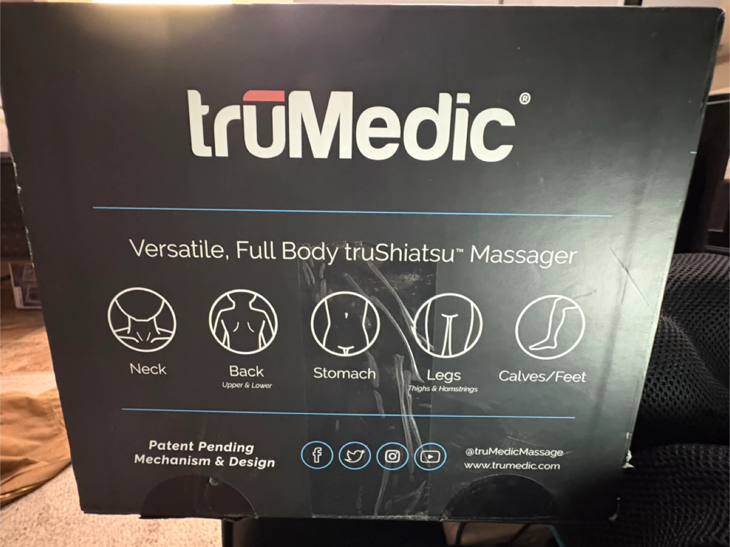 truMedic MagicHands Neck & Back Massager - photo 4