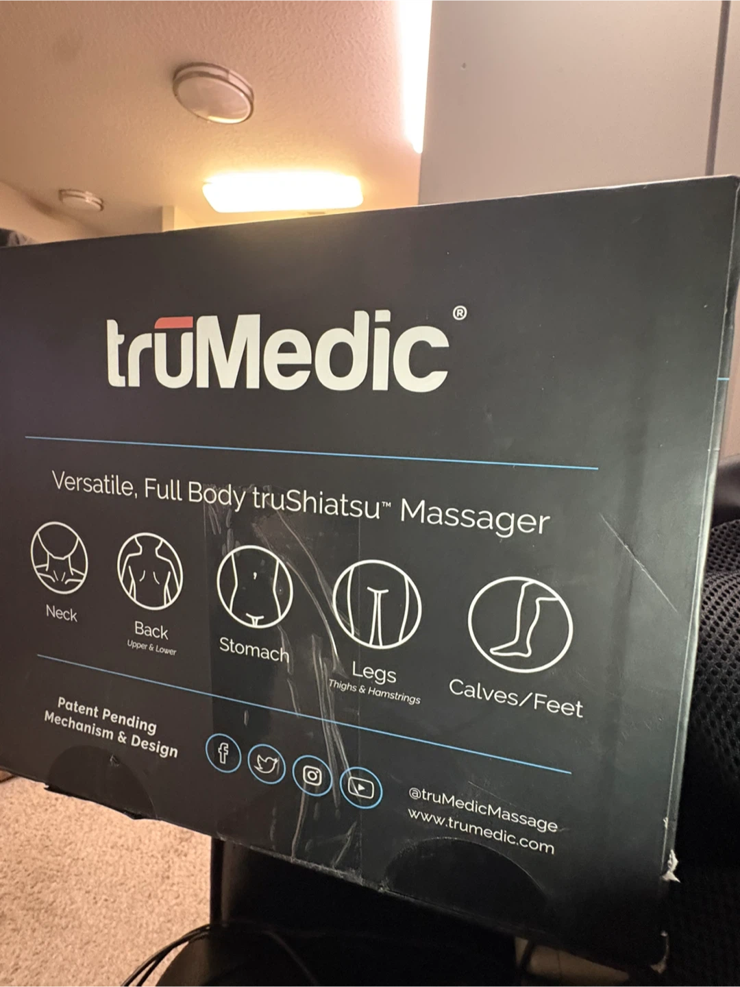 truMedic MagicHands Neck & Back Massager - photo 3