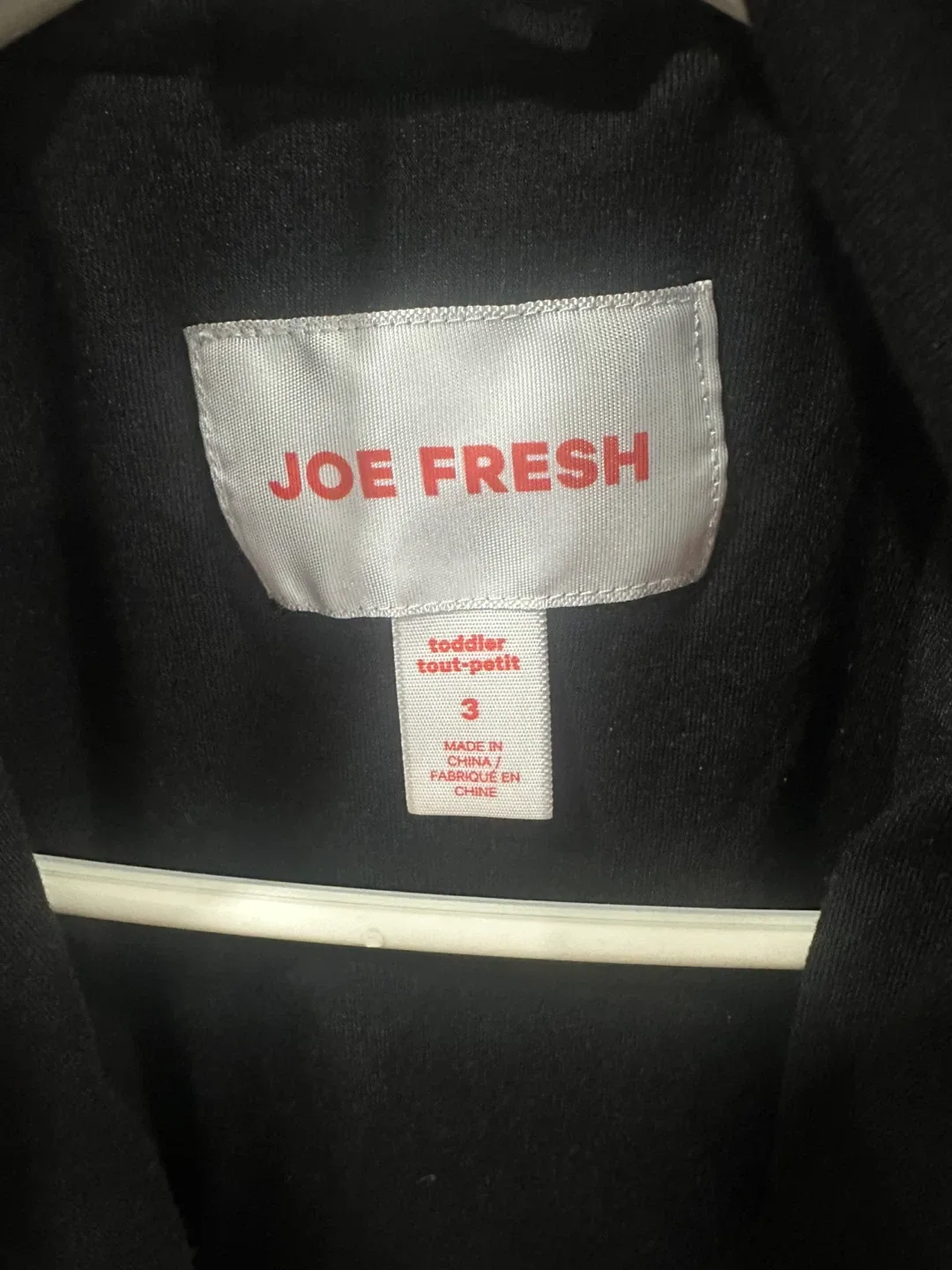 Joe Fresh Toddler Size 3 Black Jacket image indicator(2)