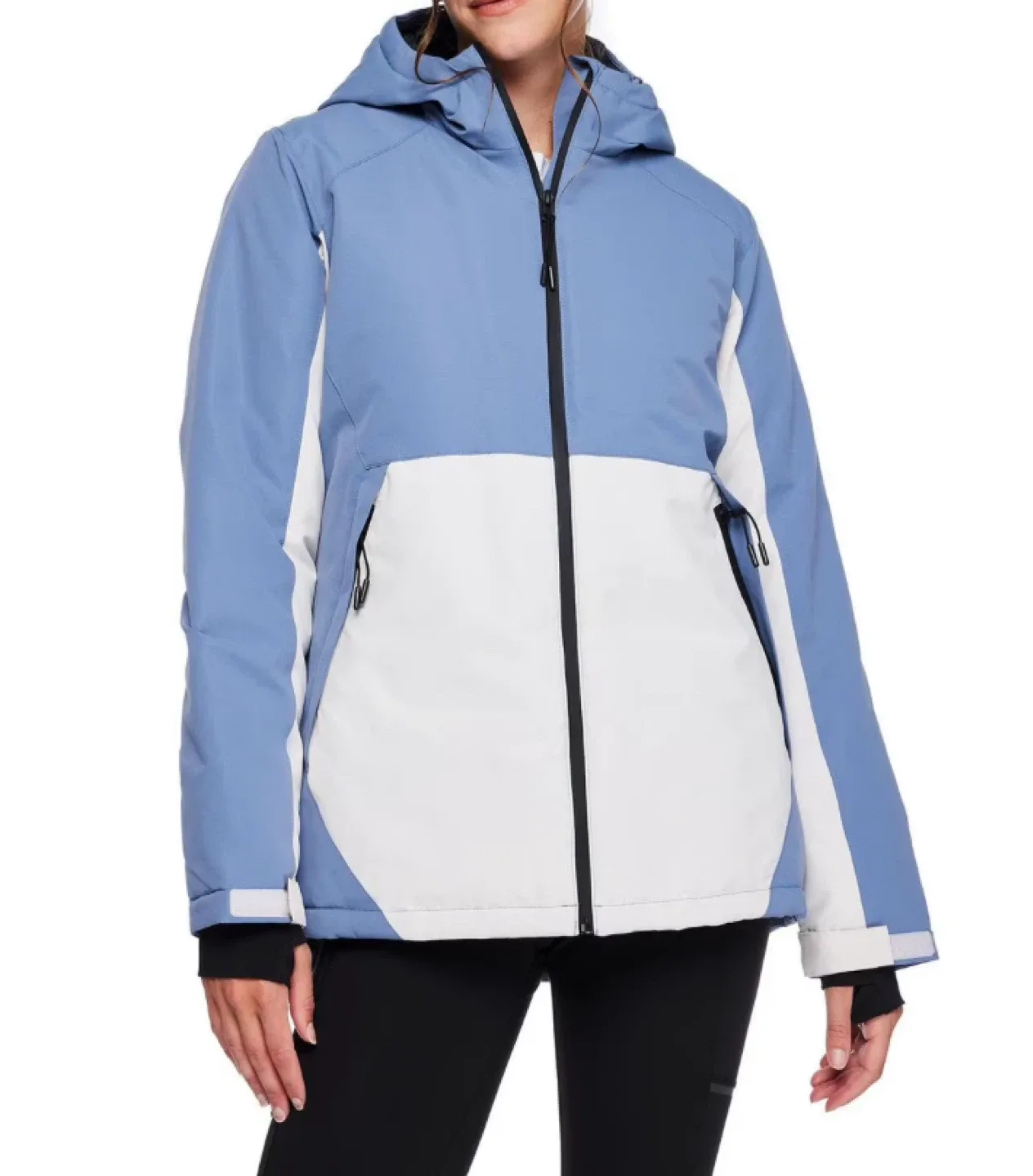 Women's Ski Jacket - Blue/White