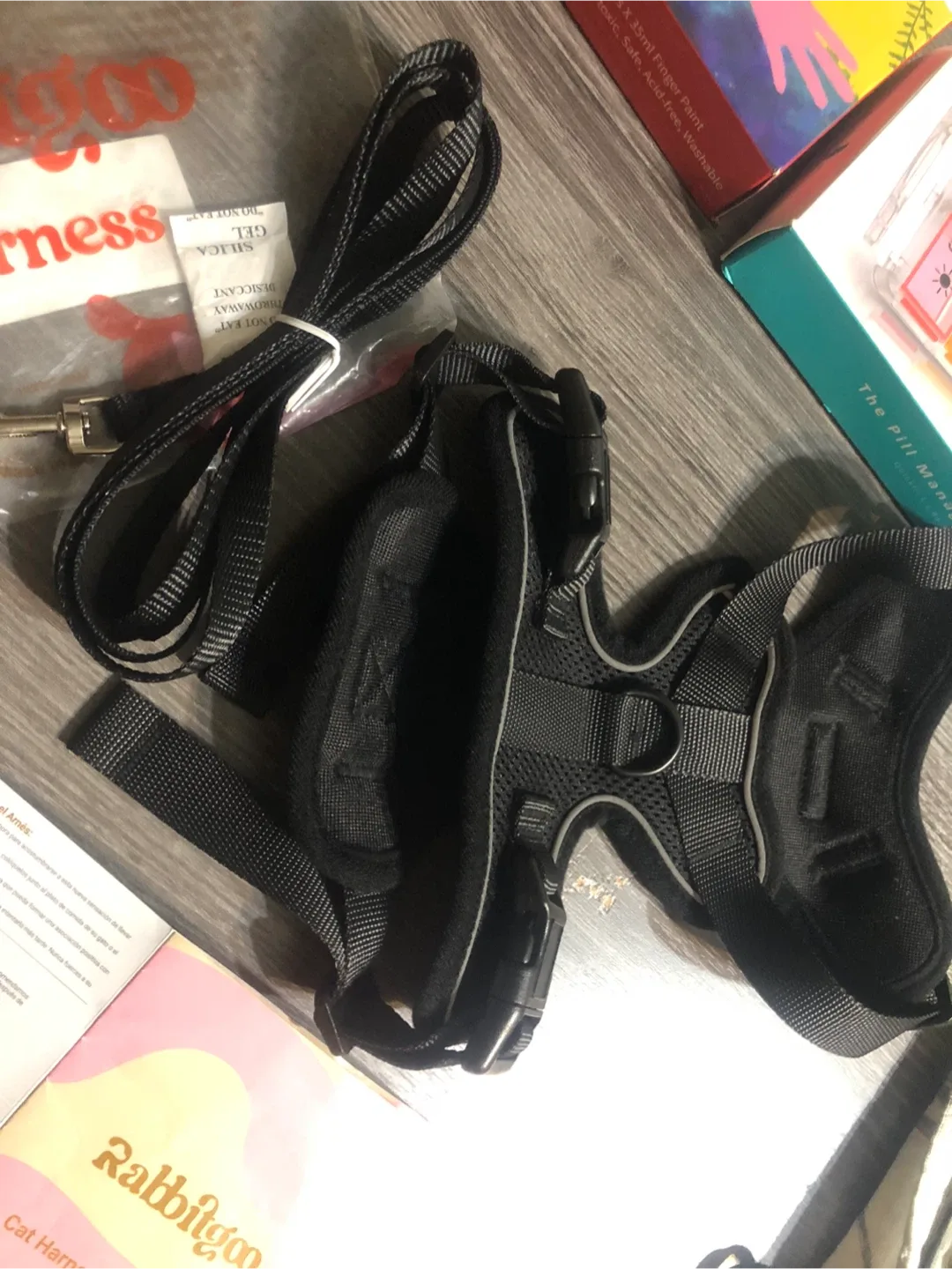 Rabbitgoo Cat Harness & Leash - Black image indicator(5)