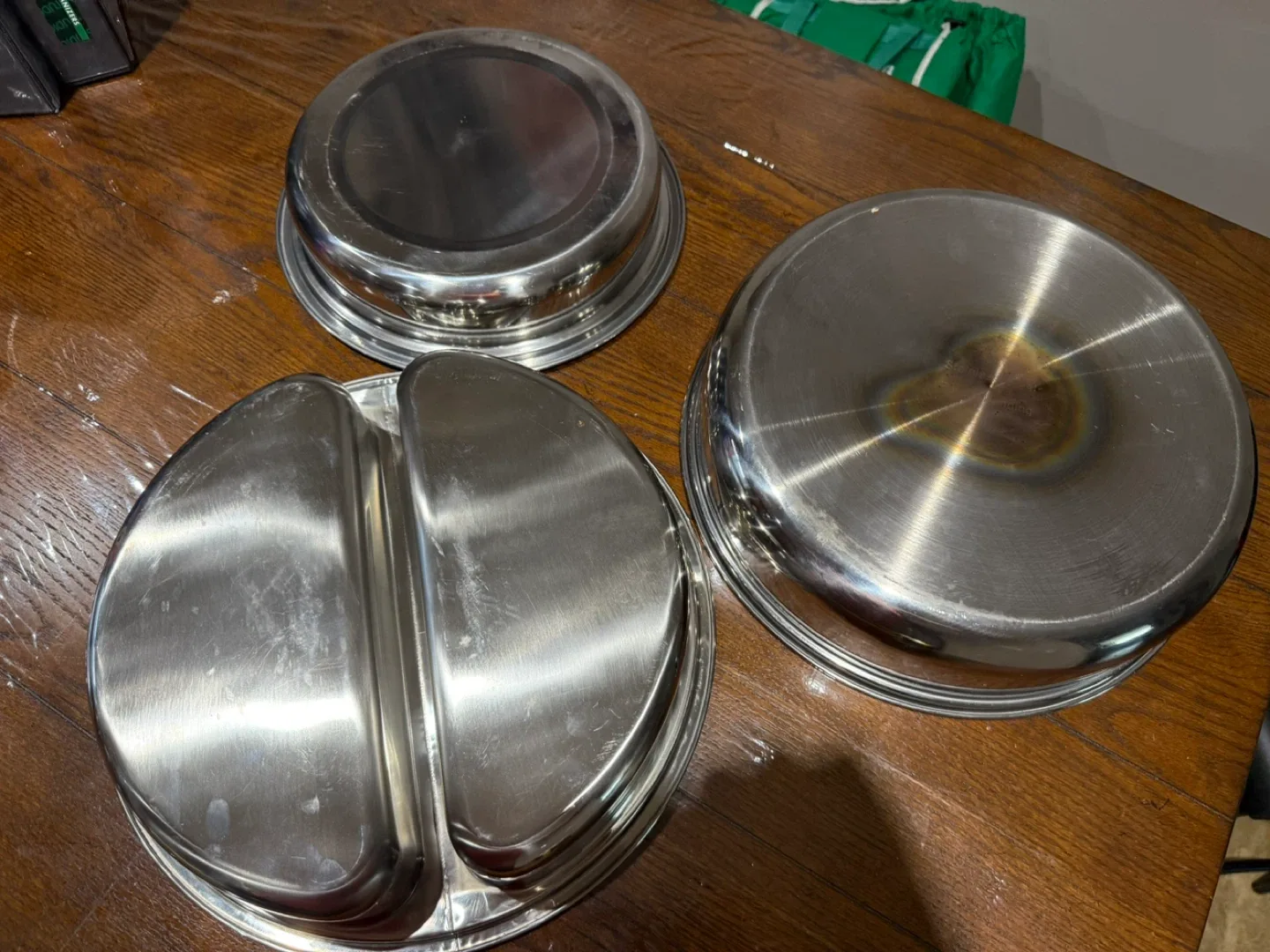 Stainless Steel Serving Dishes - Set of 3 image indicator(7)