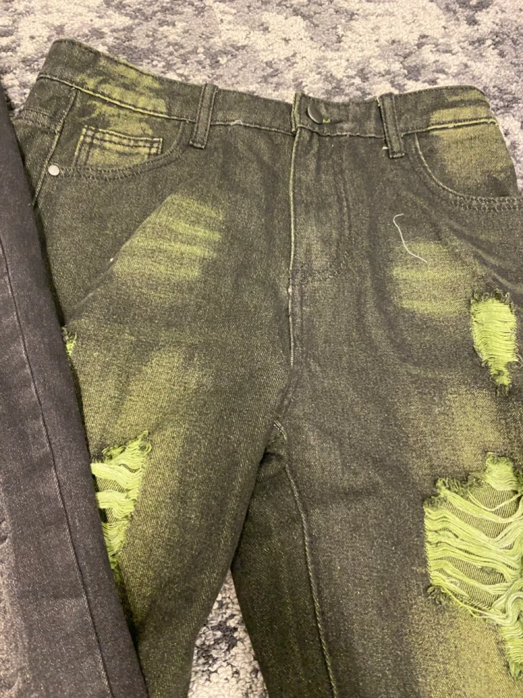 Distressed Jeans with Patches image indicator(6)