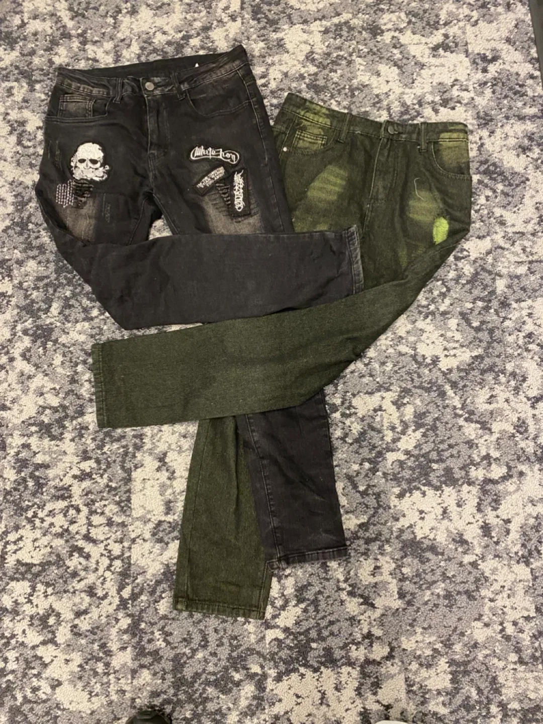 Distressed Jeans with Patches image indicator(7)