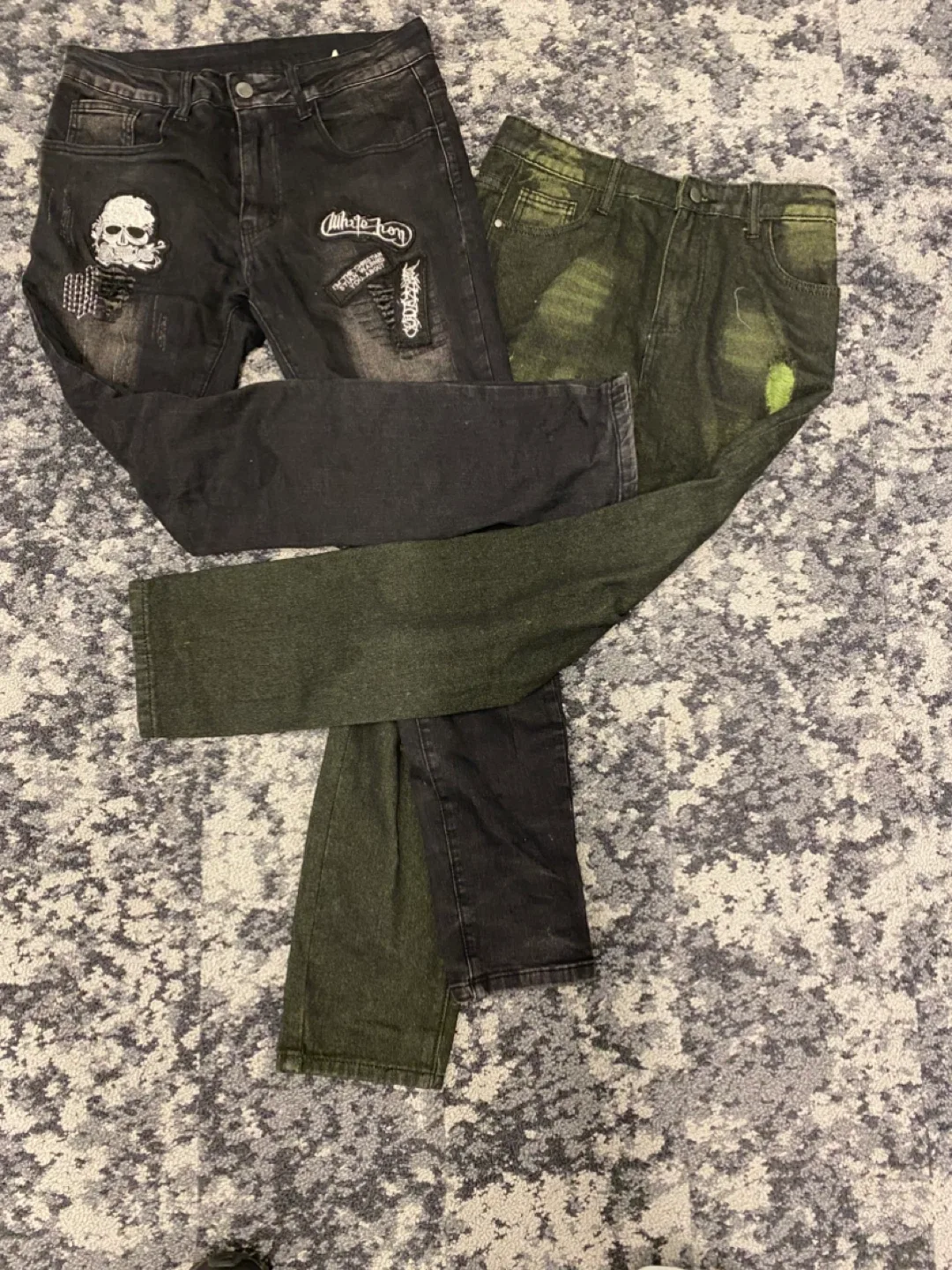 Distressed Jeans with Patches image indicator(8)