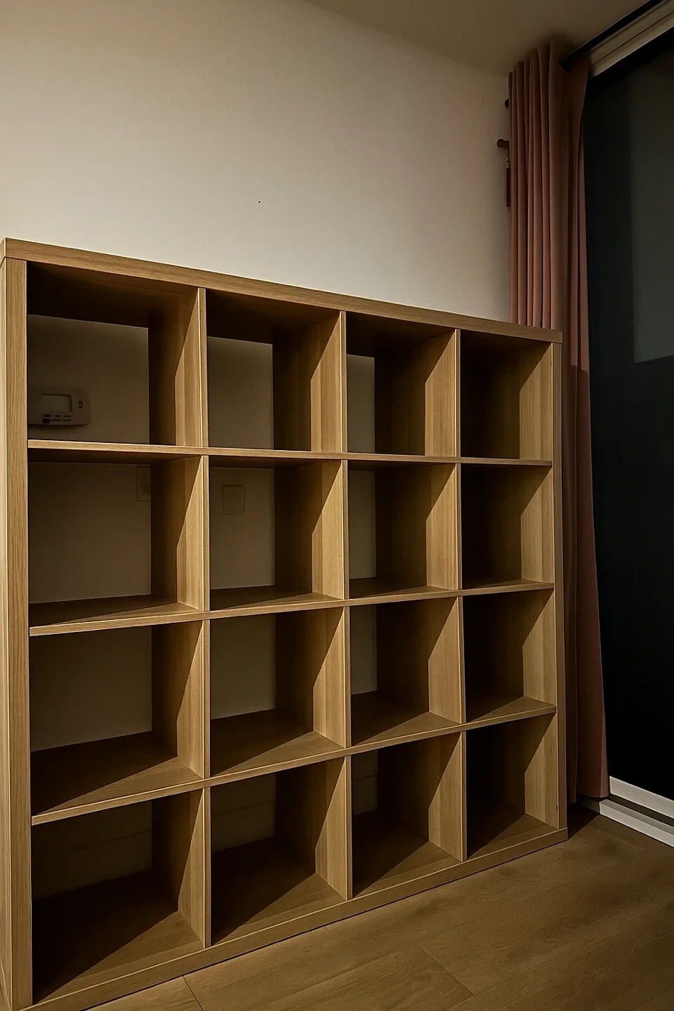Wooden Cube Storage Shelf