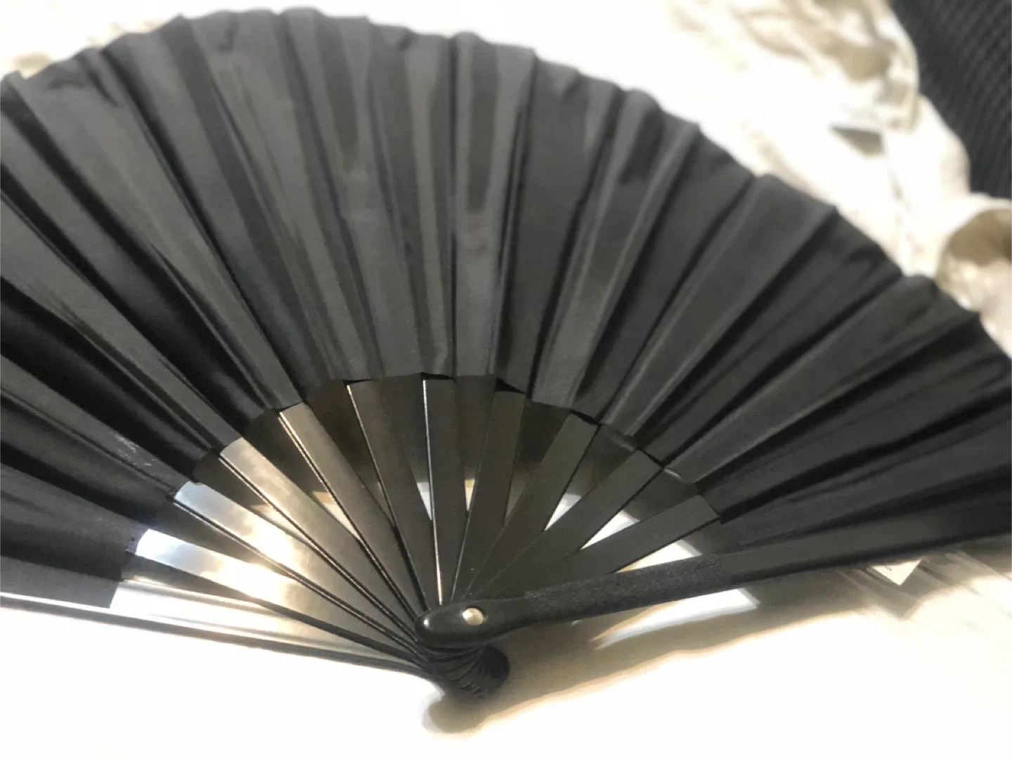 Black Folding Hand Fan