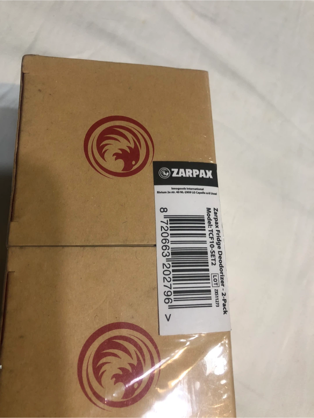 New Zarpax Fridge Deodorizer 2-Pack TCF10-SET2 - photo 2