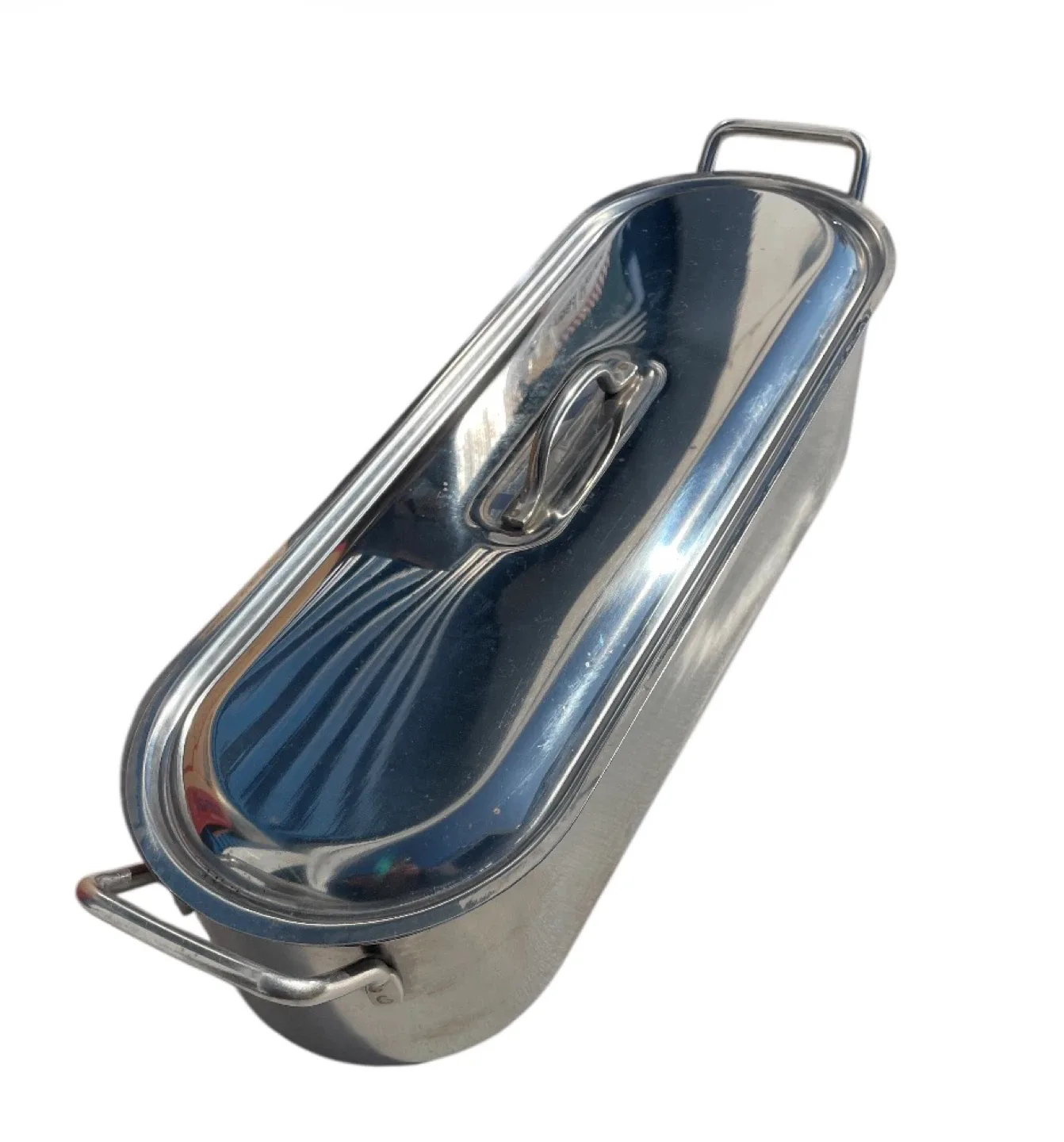 🐟 Stainless Steel 3-Piece Fish Poacher – HIMARK Cookware image indicator(5)