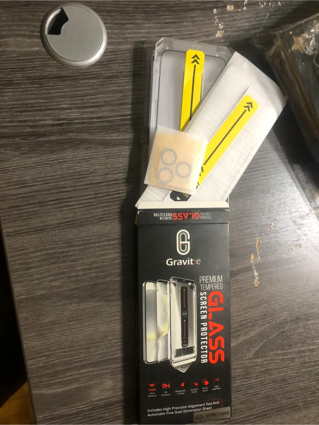 Gravite Premium Tempered Glass Screen Protector - 15 Pro Max image indicator(5)