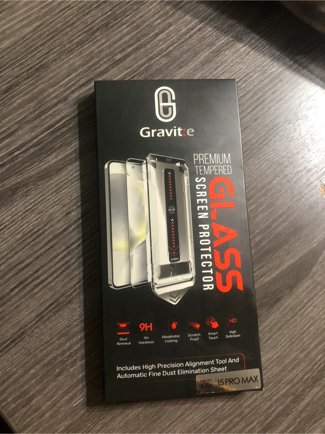 Gravite Premium Tempered Glass Screen Protector - 15 Pro Max image indicator(4)