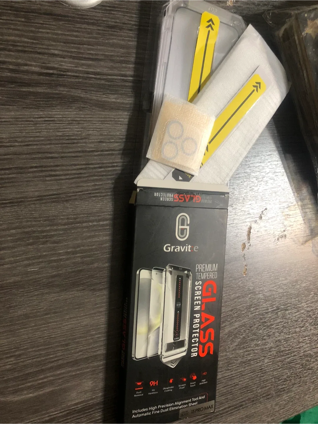 Gravite Premium Tempered Glass Screen Protector - 15 Pro Max