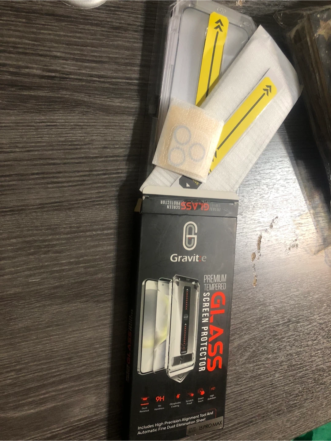 Gravite Premium Tempered Glass Screen Protector - 15 Pro Max