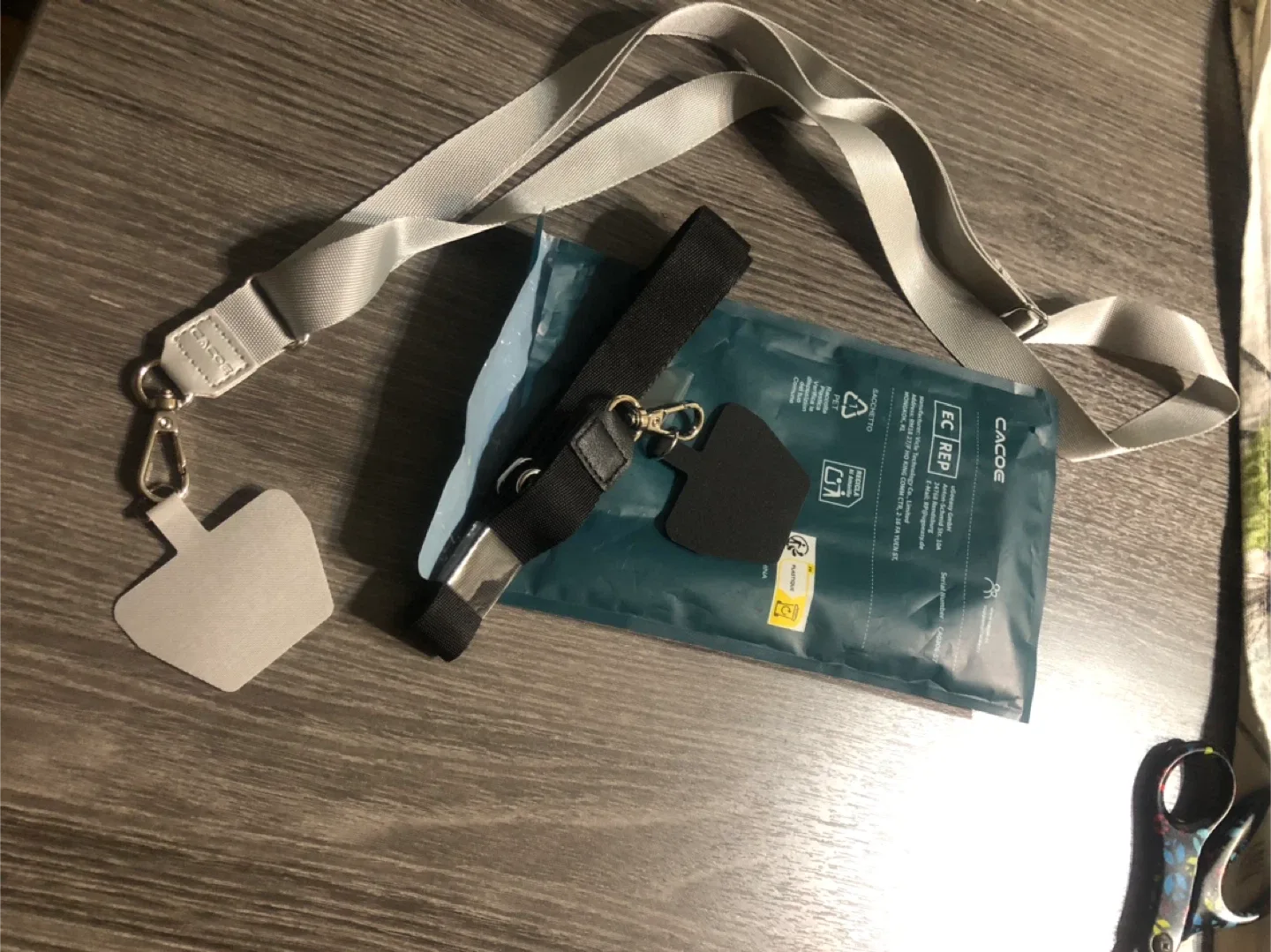 CACOE Phone Lanyard - Grey & Black