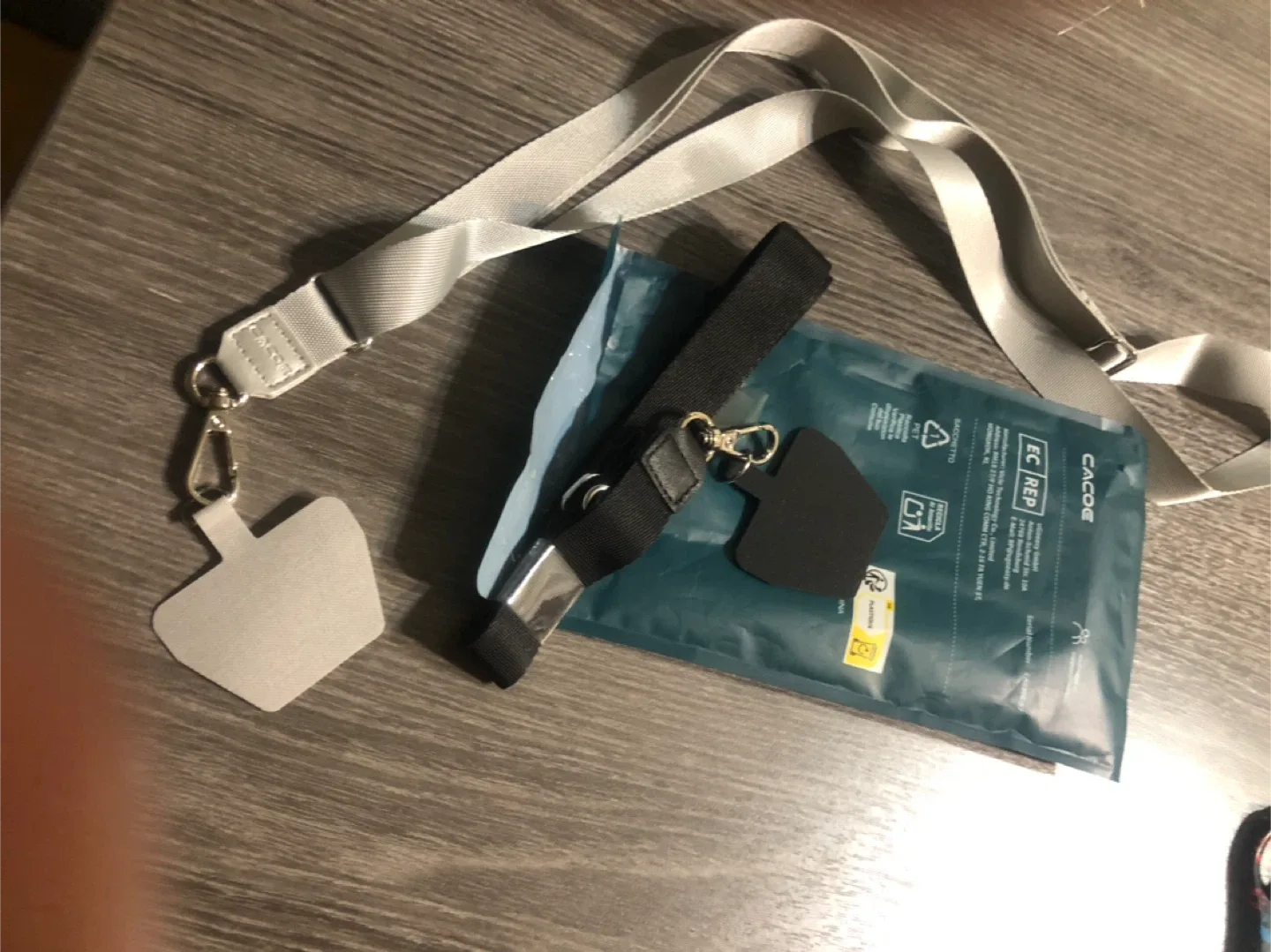 CACOE Phone Lanyard - Grey & Black image indicator(2)