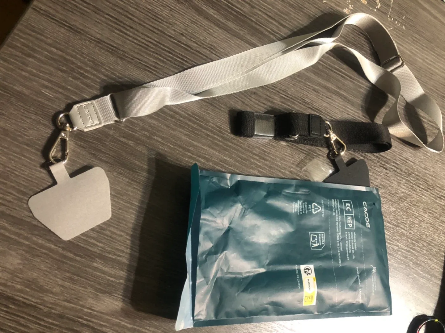 CACOE Phone Lanyard - Grey & Black image indicator(3)