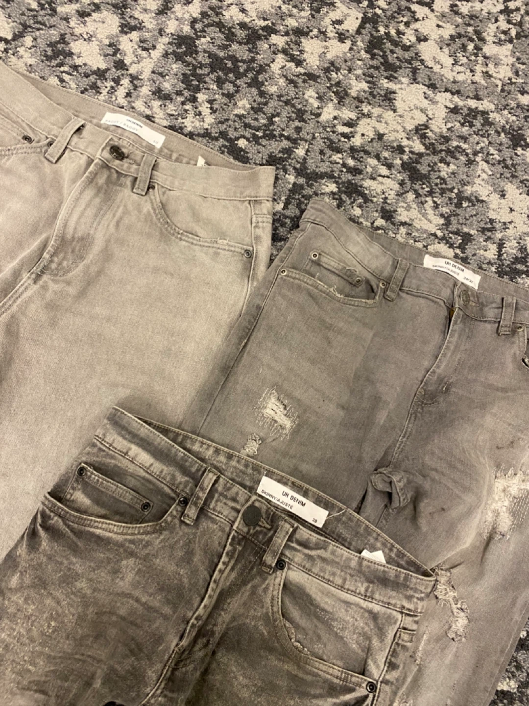 3 pairs of Men's Jeans - Various Styles & Sizes - photo 3