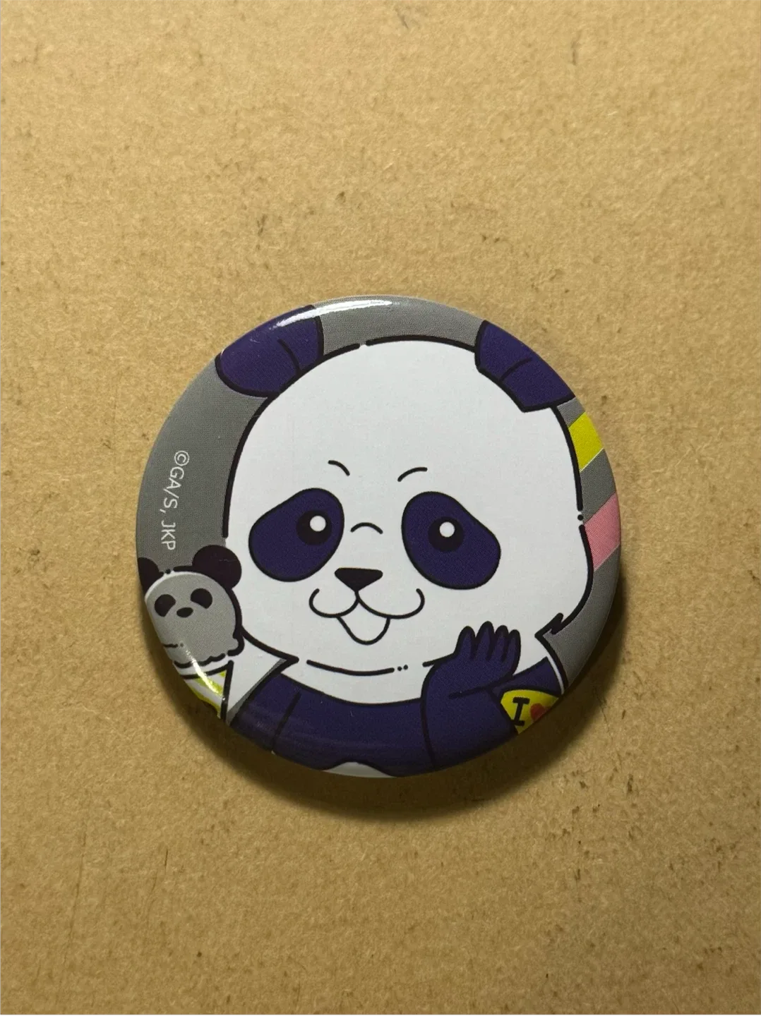 Cute Panda Pinback Button