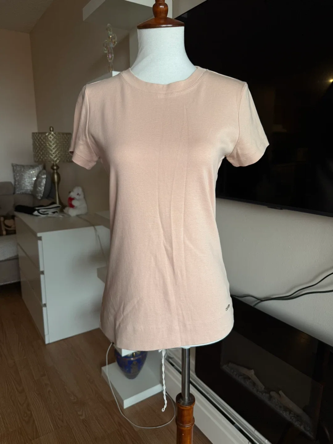 Calvin Klein Rose Cotton Tee