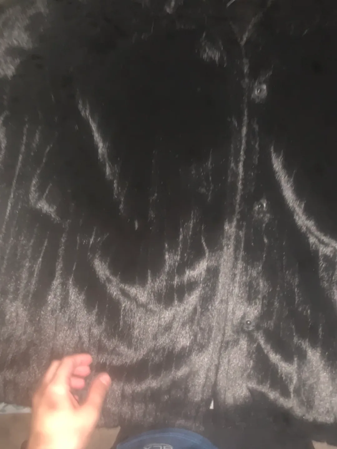 Laura Black Faux Fur Jacket image indicator(4)