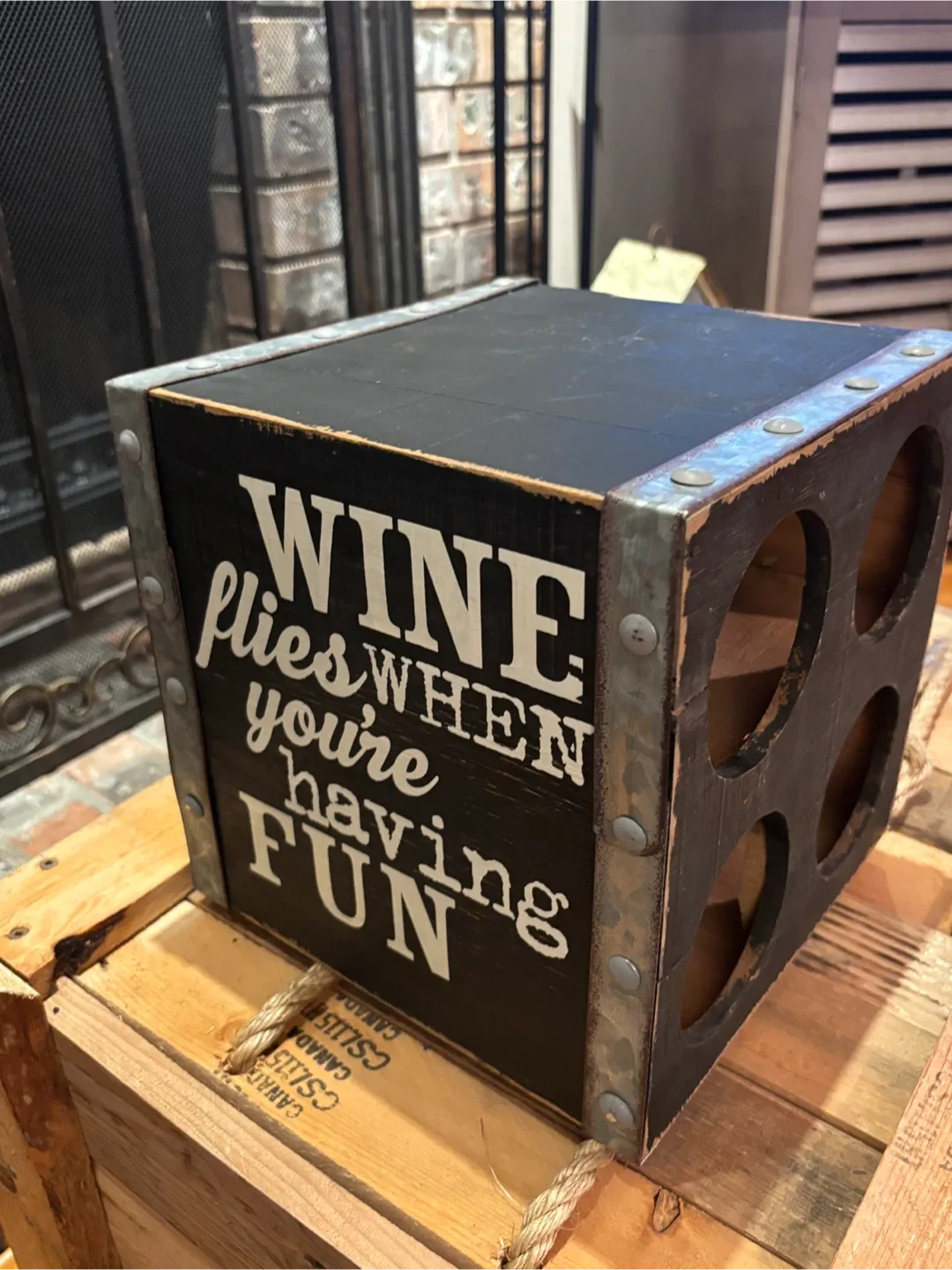 🍷 🎉 Fun Wine Box - Holds 4 Bottles! 🍇 🥂 image indicator(4)