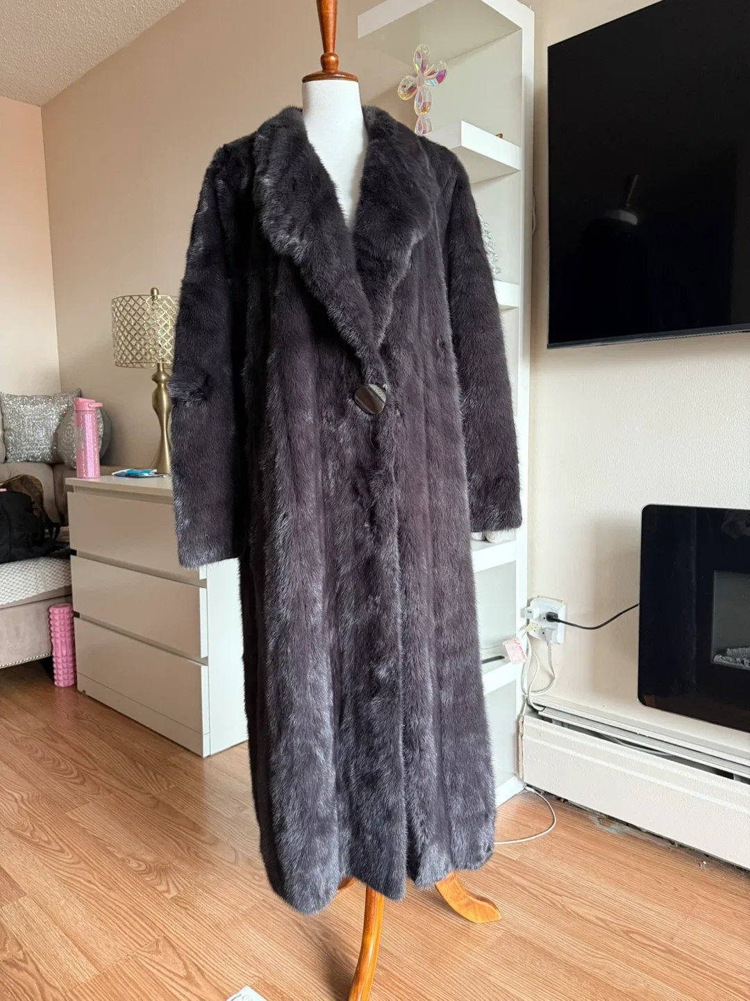 Balenciaga Mink Fur Coat