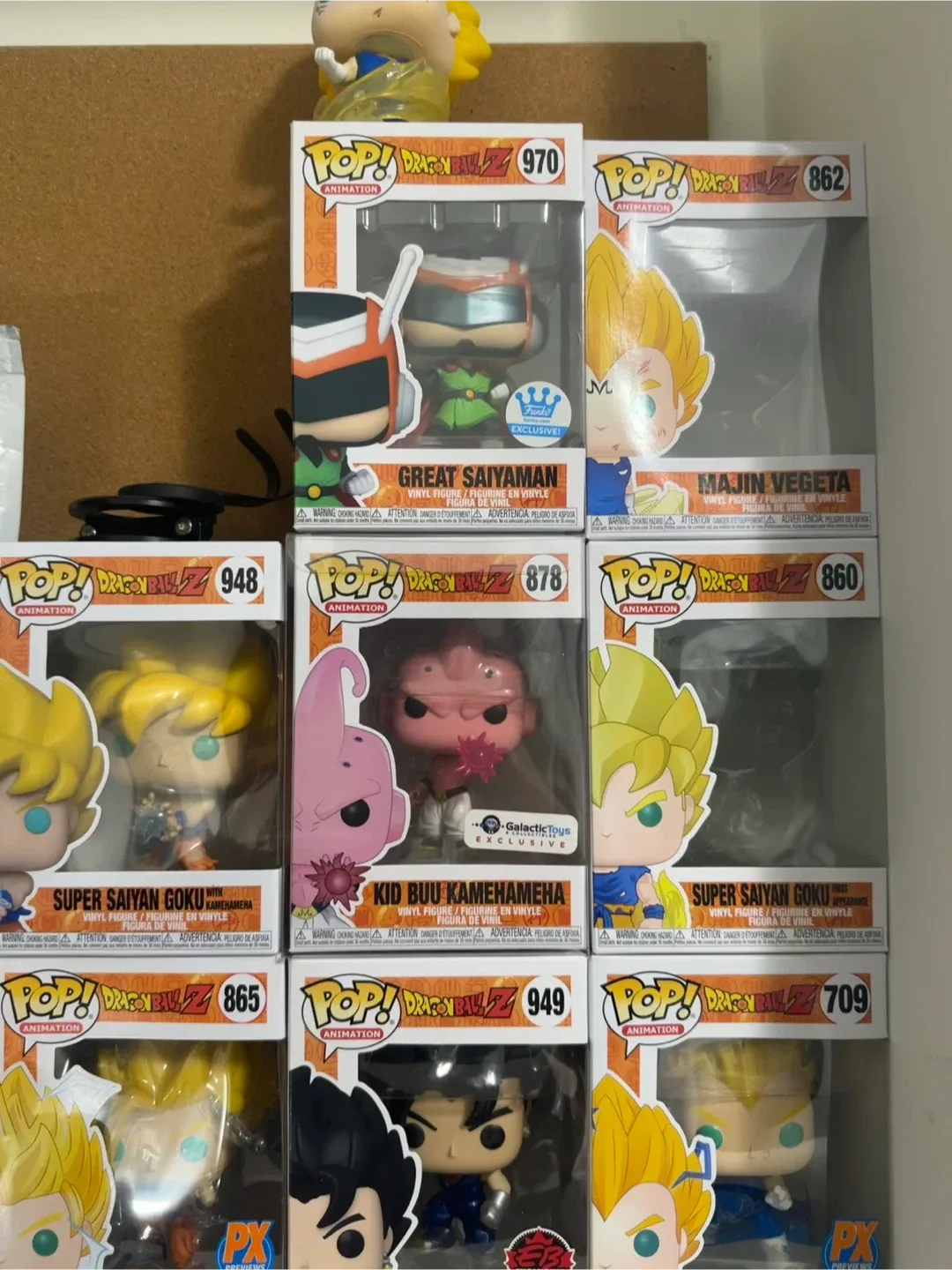 Dragon Ball Z Funko Pops - Great Saiyaman, Majin Vegeta