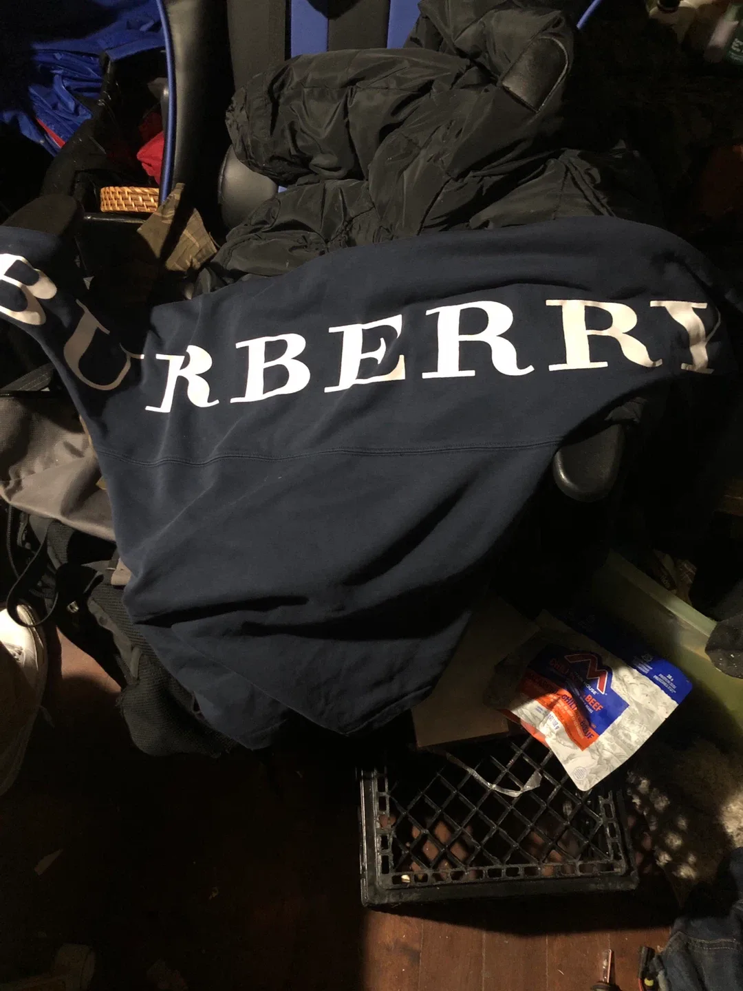 Burberry Navy Blue Sweater