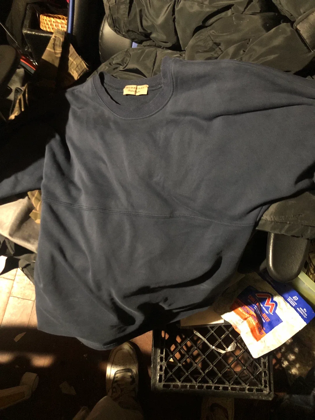 Burberry Navy Blue Sweater image indicator(2)