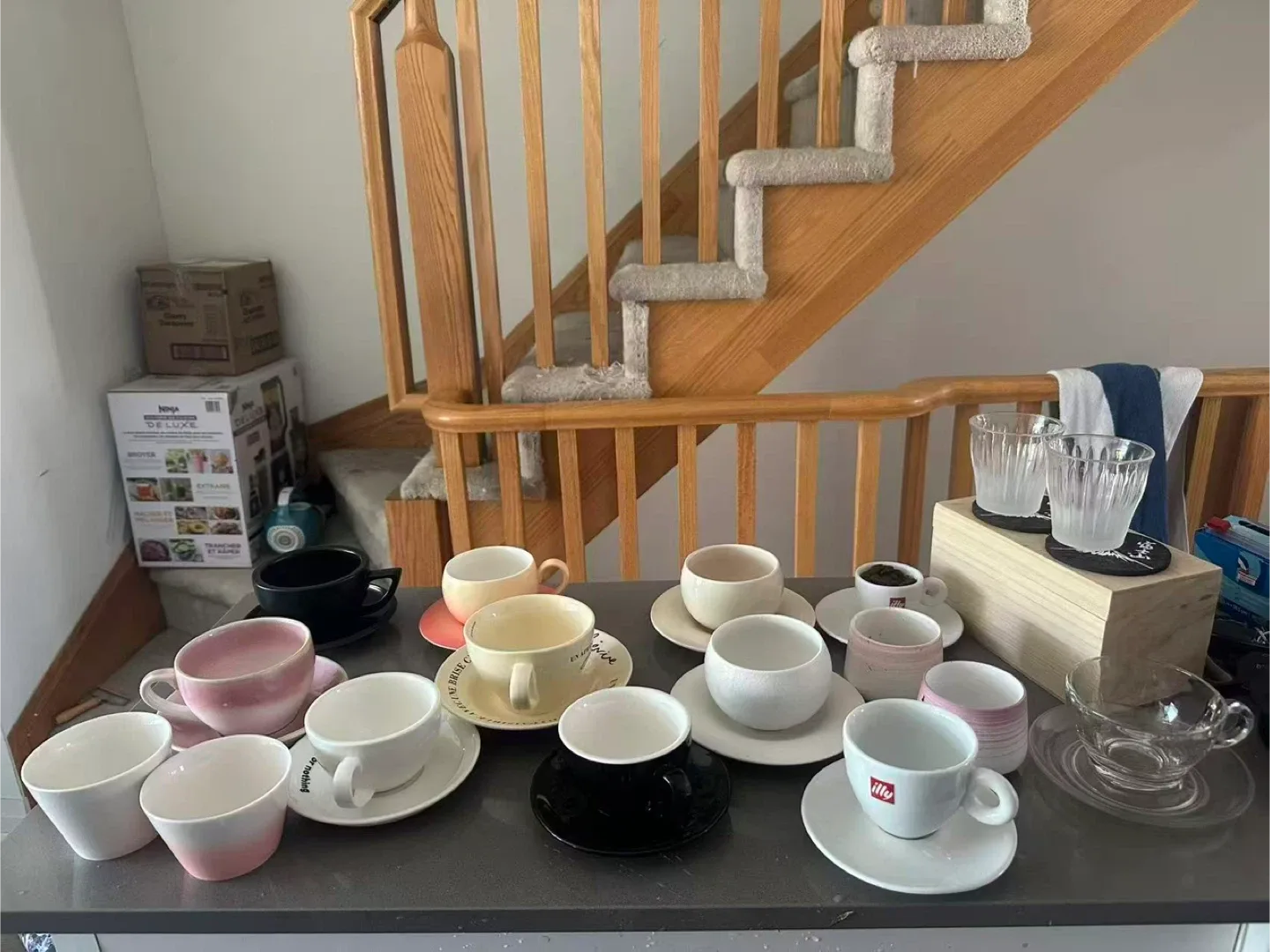 Assorted Cups and Saucers
