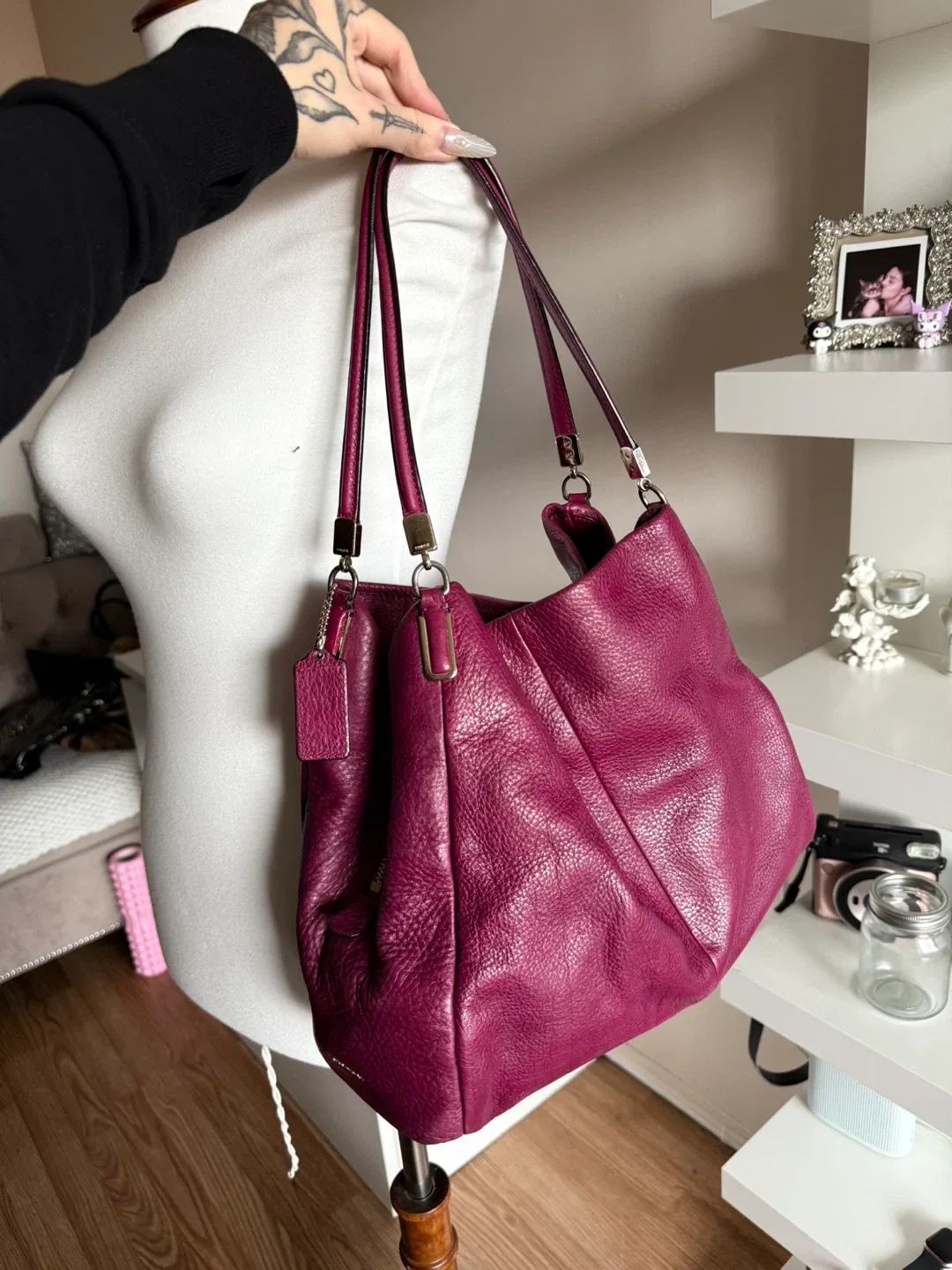 Coach Leather Shoulder Bag