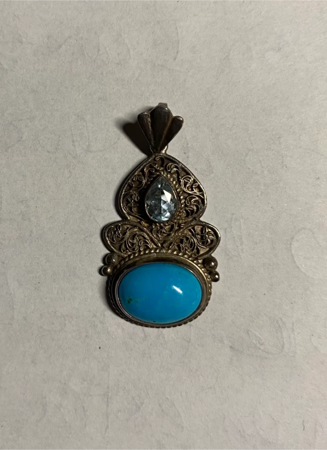 Vintage Turquoise Pendant