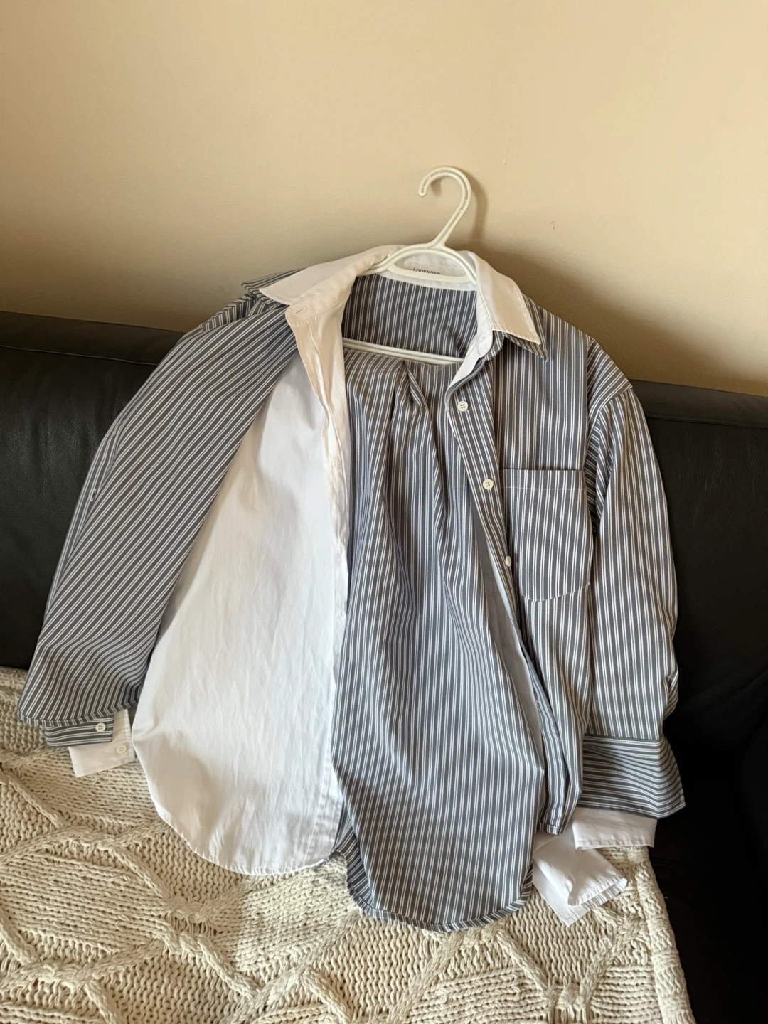 LOOKNONE Striped Oversized Shirt - photo 2