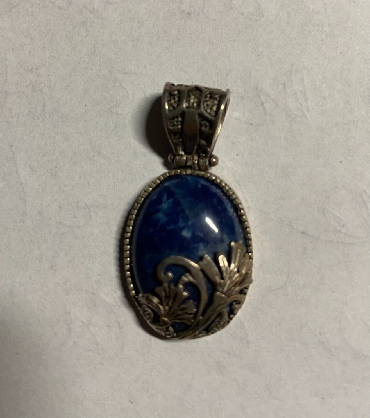 Vintage Lapis Pendant